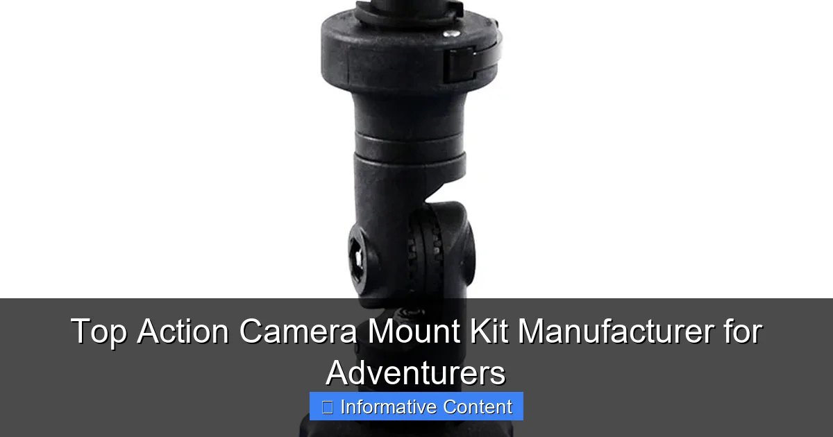 Top Action Camera Mount Kit Manufacturer for Adventurers