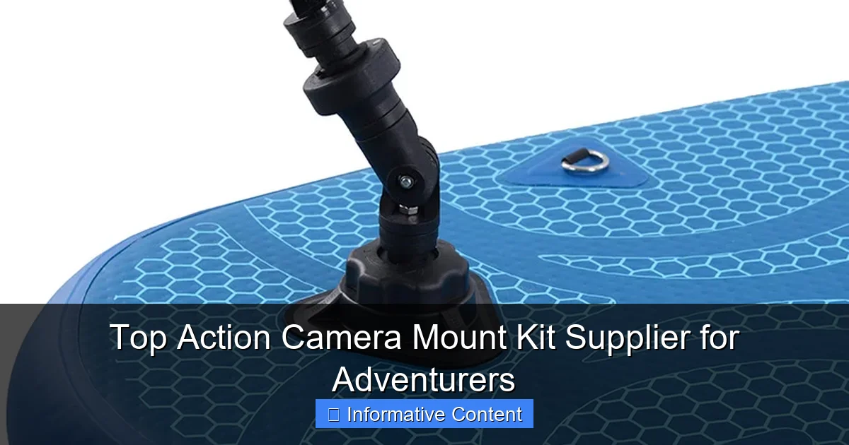 Top Action Camera Mount Kit Supplier for Adventurers