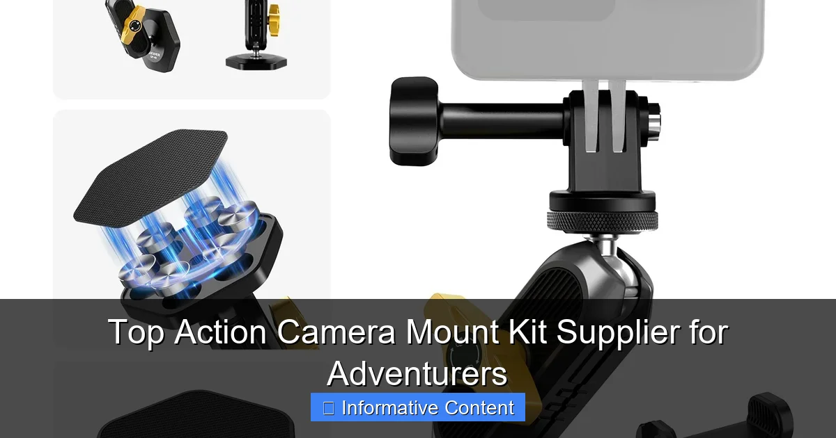 Top Action Camera Mount Kit Supplier for Adventurers
