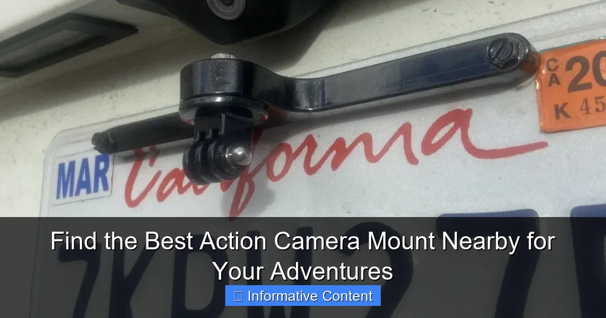 Find the Best Action Camera Mount Nearby for Your Adventures