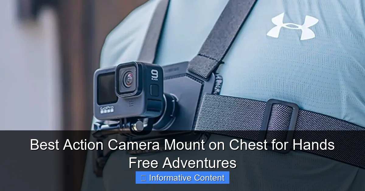 Best Action Camera Mount on Chest for Hands Free Adventures