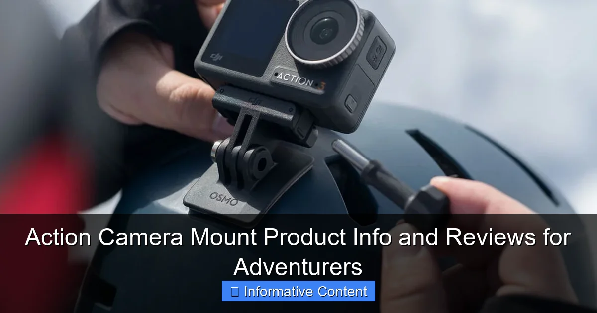 Action Camera Mount Product Info and Reviews for Adventurers