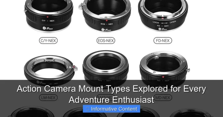 Action Camera Mount Types Explored for Every Adventure Enthusiast