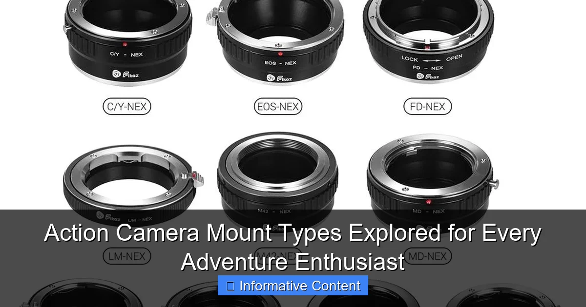 Action Camera Mount Types Explored for Every Adventure Enthusiast