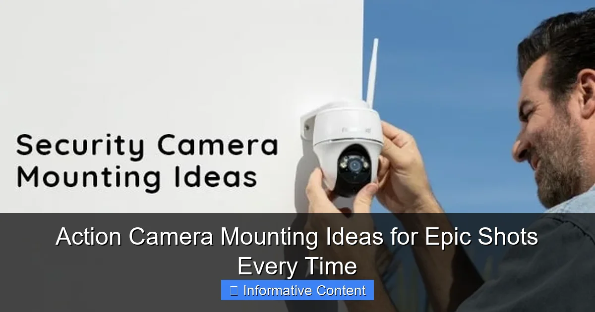Action Camera Mounting Ideas for Epic Shots Every Time