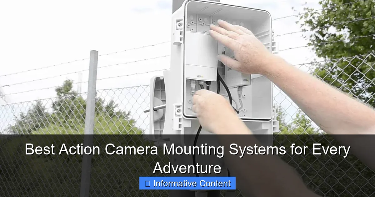 Best Action Camera Mounting Systems for Every Adventure