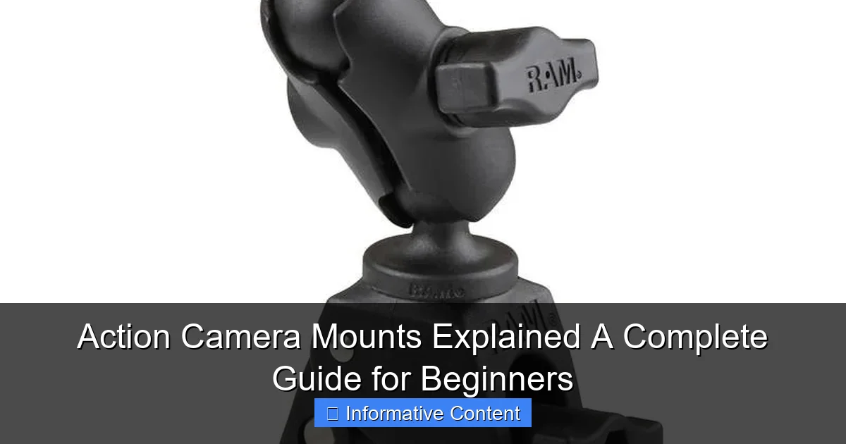 Action Camera Mounts Explained A Complete Guide for Beginners