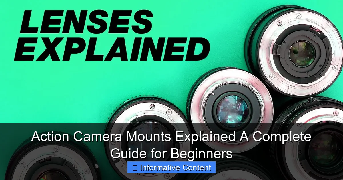 Action Camera Mounts Explained A Complete Guide for Beginners