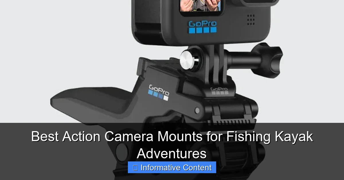 Best Action Camera Mounts for Fishing Kayak Adventures