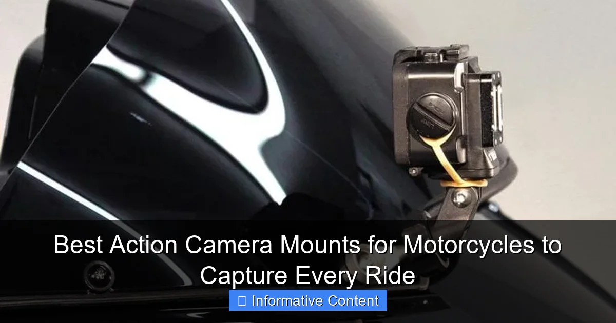 Best Action Camera Mounts for Motorcycles to Capture Every Ride