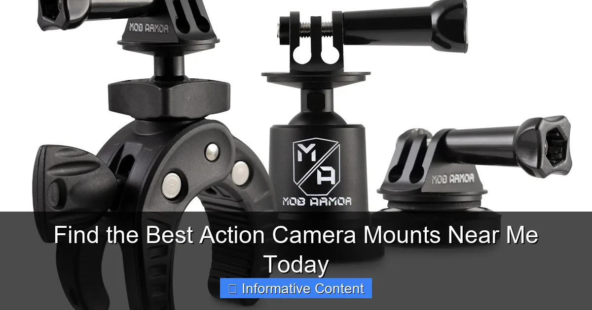 Find the Best Action Camera Mounts Near Me Today