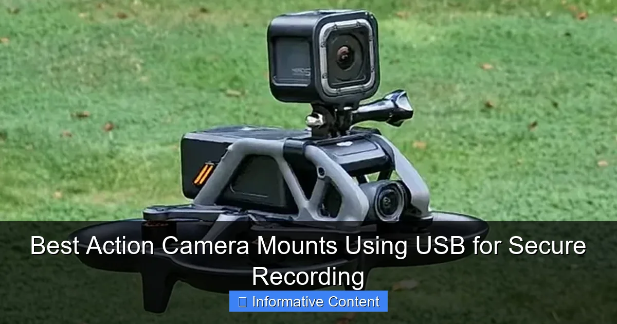 Best Action Camera Mounts Using USB for Secure Recording
