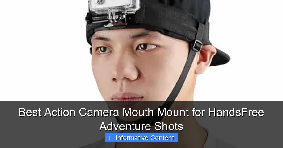 Best Action Camera Mouth Mount for HandsFree Adventure Shots