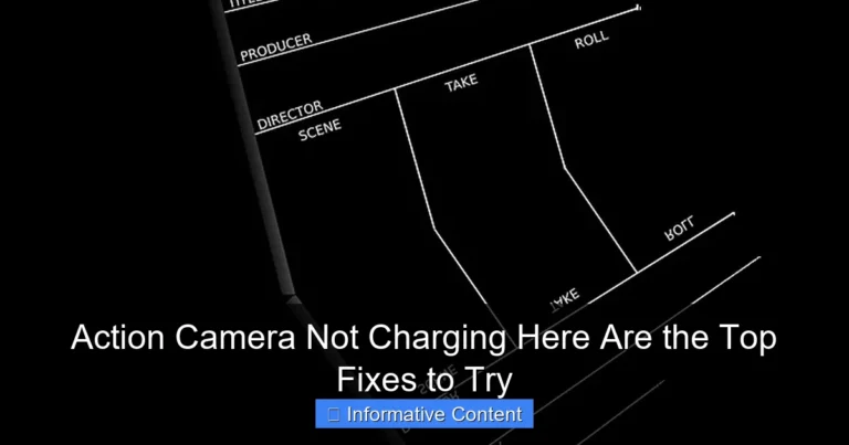 Action Camera Not Charging Here Are the Top Fixes to Try