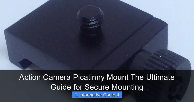 Action Camera Picatinny Mount The Ultimate Guide for Secure Mounting