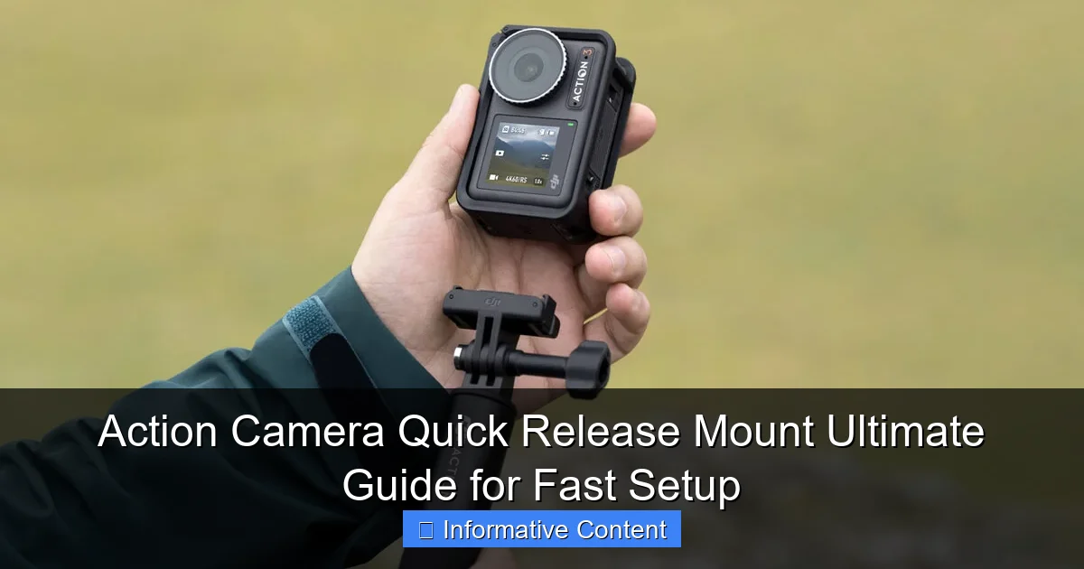 Action Camera Quick Release Mount Ultimate Guide for Fast Setup