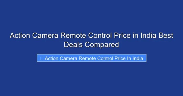 Action Camera Remote Control Price in India Best Deals Compared