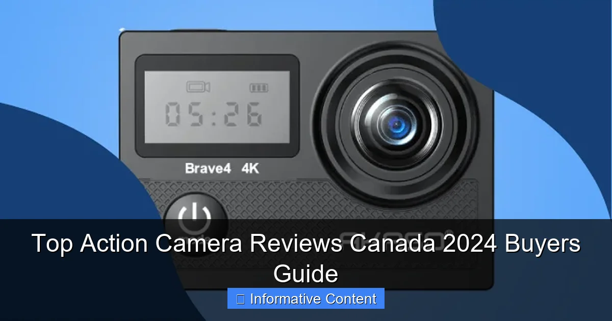 Top Action Camera Reviews Canada 2024 Buyers Guide