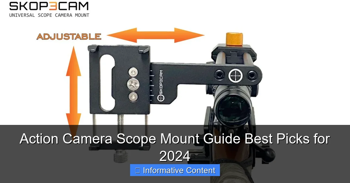 Action Camera Scope Mount Guide Best Picks for 2024