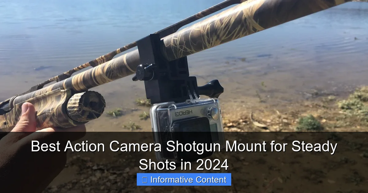 Best Action Camera Shotgun Mount for Steady Shots in 2024
