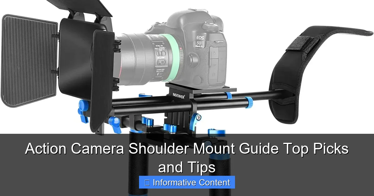 Action Camera Shoulder Mount Guide Top Picks and Tips