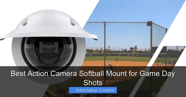Best Action Camera Softball Mount for Game Day Shots