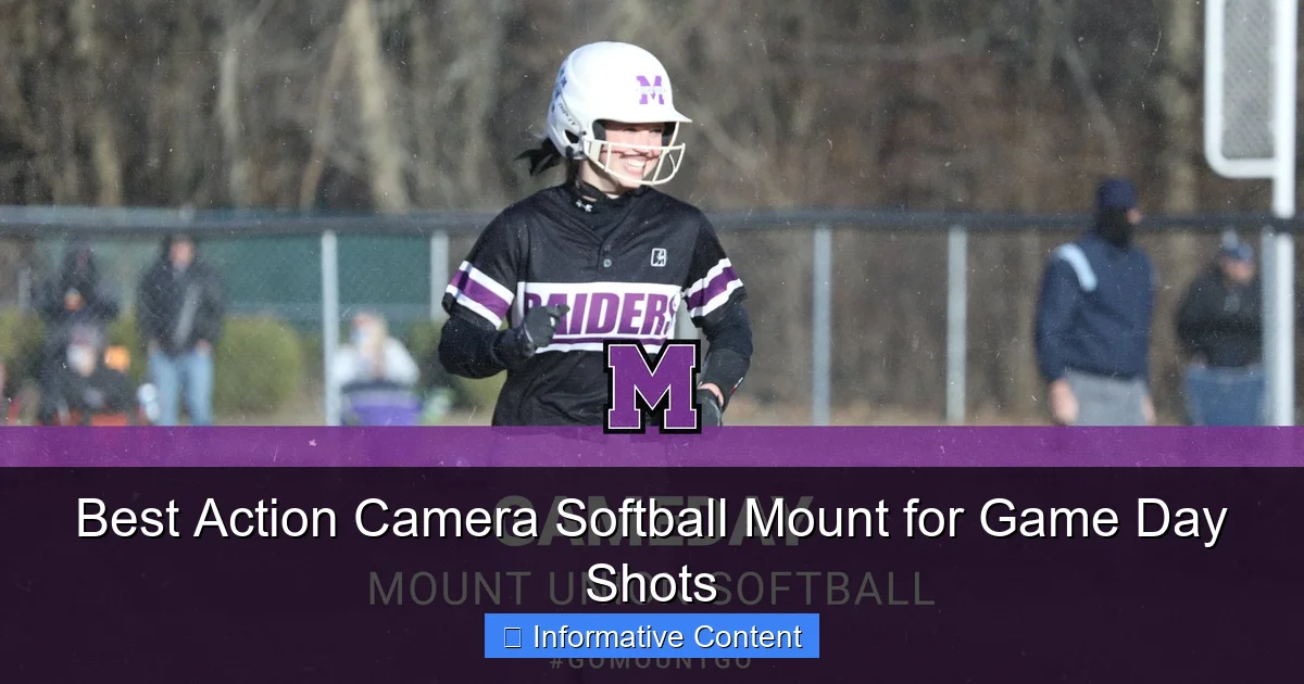 Best Action Camera Softball Mount for Game Day Shots