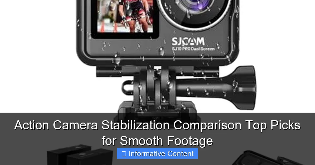 Action Camera Stabilization Comparison Top Picks for Smooth Footage