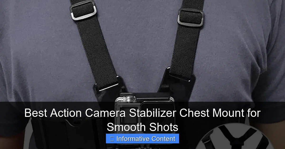 Best Action Camera Stabilizer Chest Mount for Smooth Shots