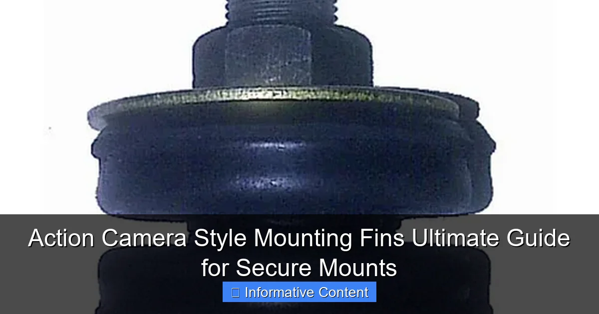 Action Camera Style Mounting Fins Ultimate Guide for Secure Mounts