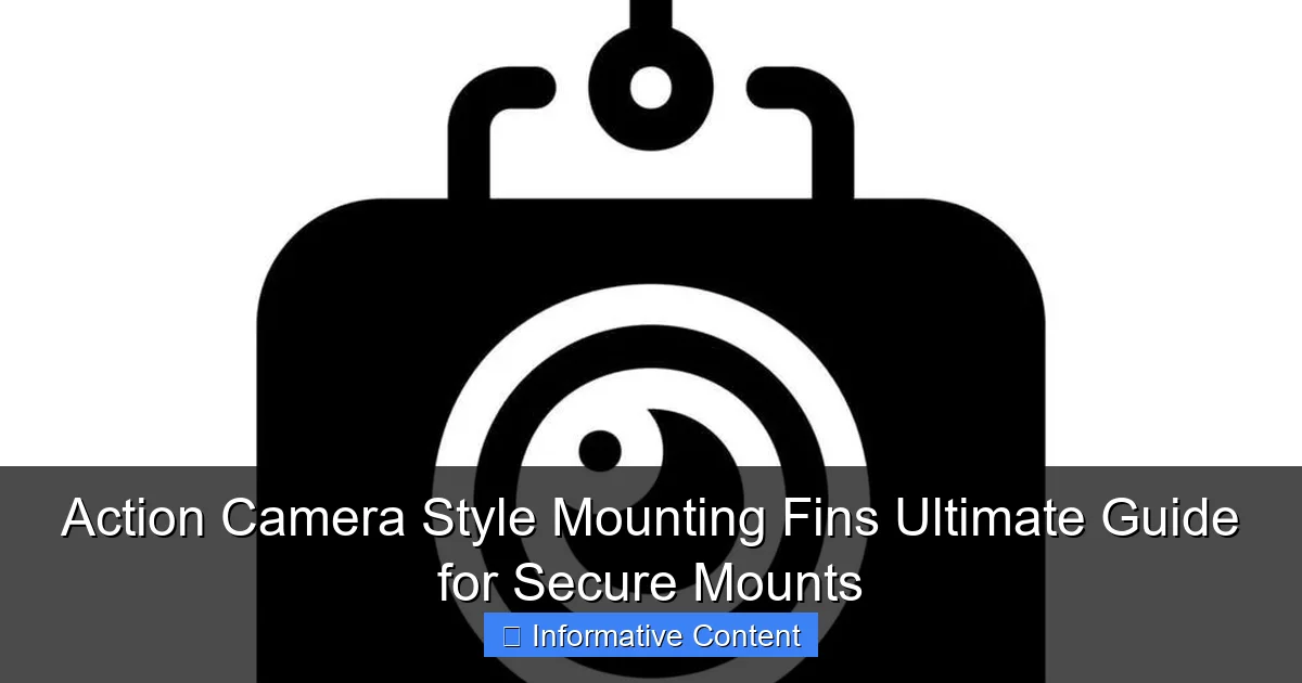 Action Camera Style Mounting Fins Ultimate Guide for Secure Mounts