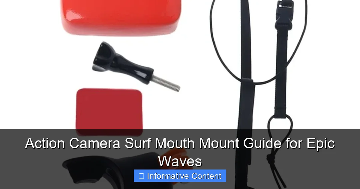 Action Camera Surf Mouth Mount Guide for Epic Waves