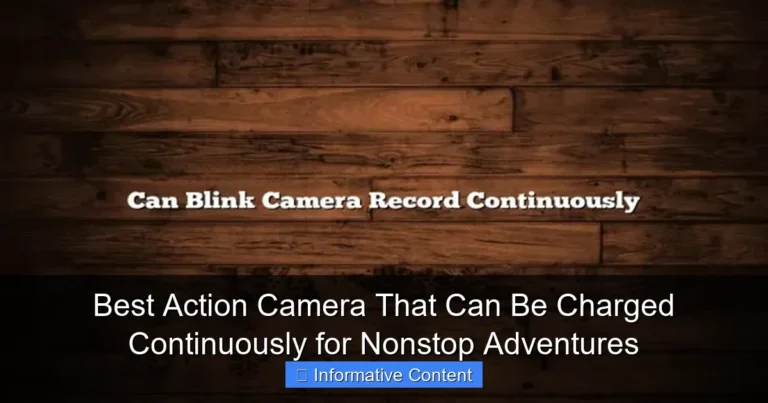 Best Action Camera That Can Be Charged Continuously for Nonstop Adventures