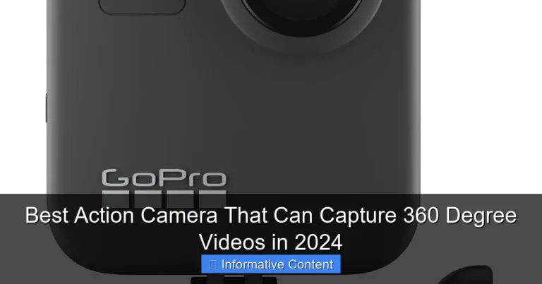 Best Action Camera That Can Capture 360 Degree Videos in 2024