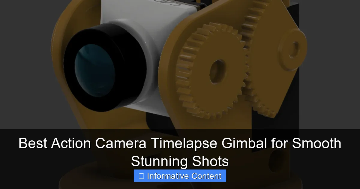 Best Action Camera Timelapse Gimbal for Smooth Stunning Shots