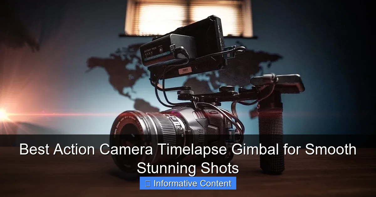 Best Action Camera Timelapse Gimbal for Smooth Stunning Shots