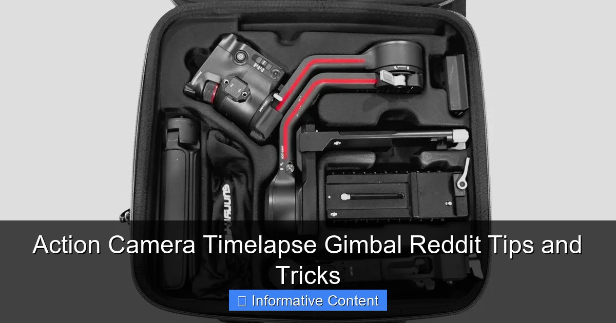 Action Camera Timelapse Gimbal Reddit Tips and Tricks