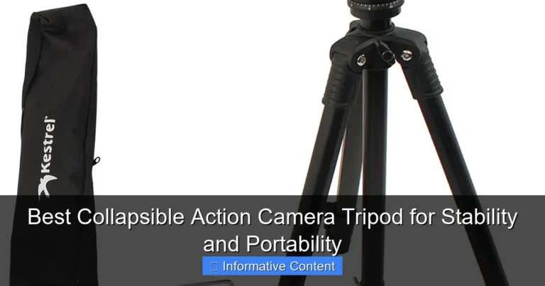 Best Collapsible Action Camera Tripod for Stability and Portability