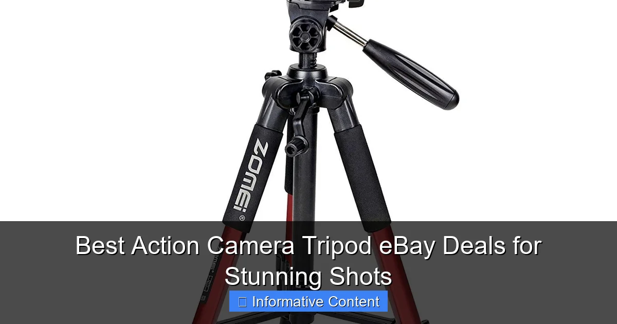 Best Action Camera Tripod eBay Deals for Stunning Shots