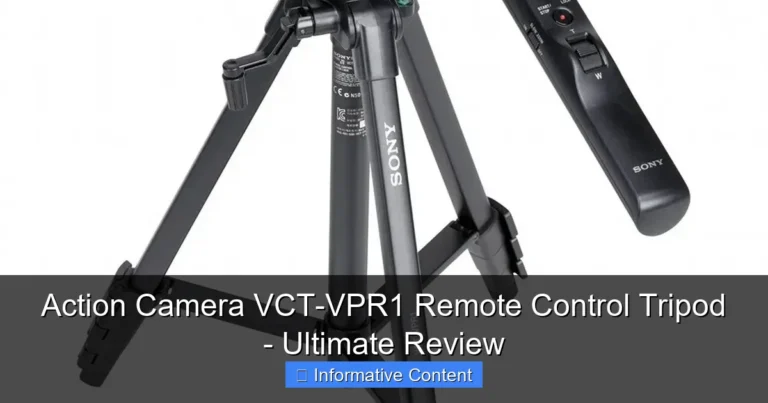 Action Camera VCT-VPR1 Remote Control Tripod - Ultimate Review