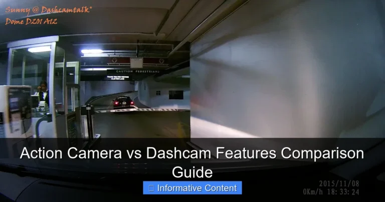 Action Camera vs Dashcam Features Comparison Guide