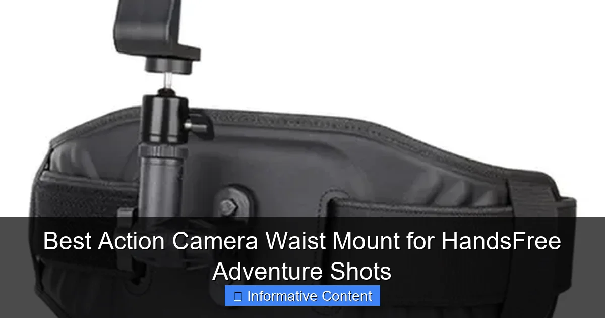 Best Action Camera Waist Mount for HandsFree Adventure Shots