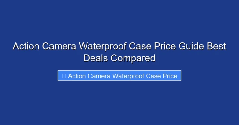 Action Camera Waterproof Case Price Guide Best Deals Compared