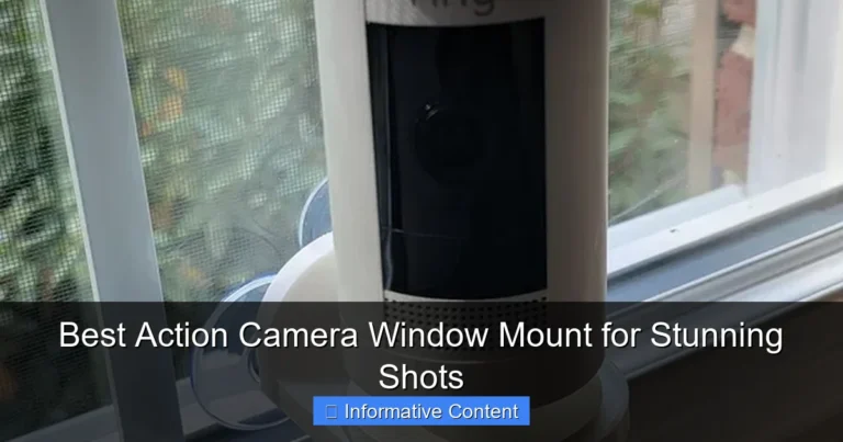 Best Action Camera Window Mount for Stunning Shots
