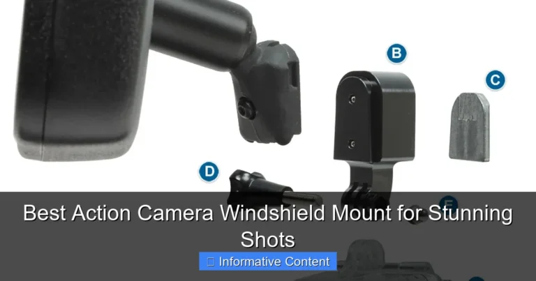 Best Action Camera Windshield Mount for Stunning Shots