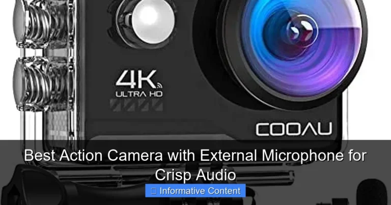 Best Action Camera with External Microphone for Crisp Audio