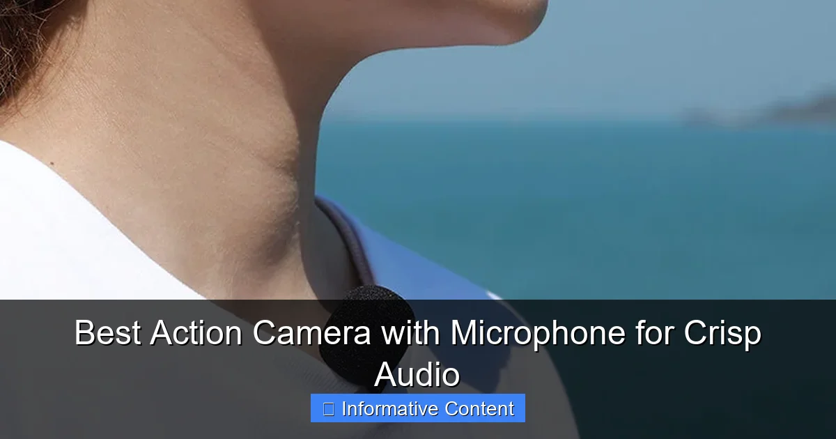 Best Action Camera with Microphone for Crisp Audio
