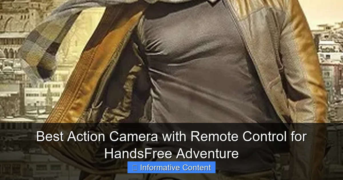 Best Action Camera with Remote Control for HandsFree Adventure