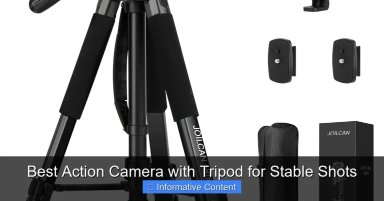 Best Action Camera with Tripod for Stable Shots