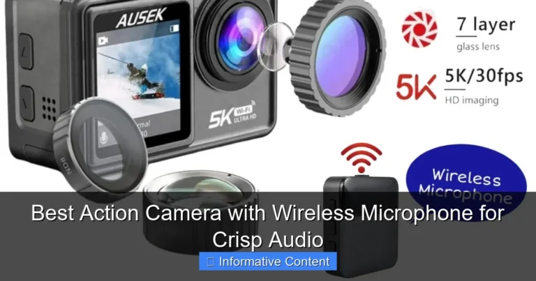 Best Action Camera with Wireless Microphone for Crisp Audio